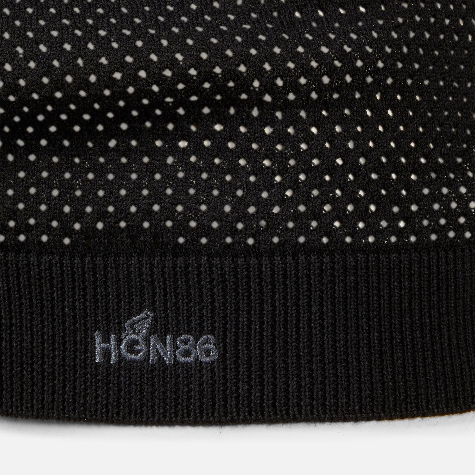 Honeycomb Polo Shirt Black - 7
