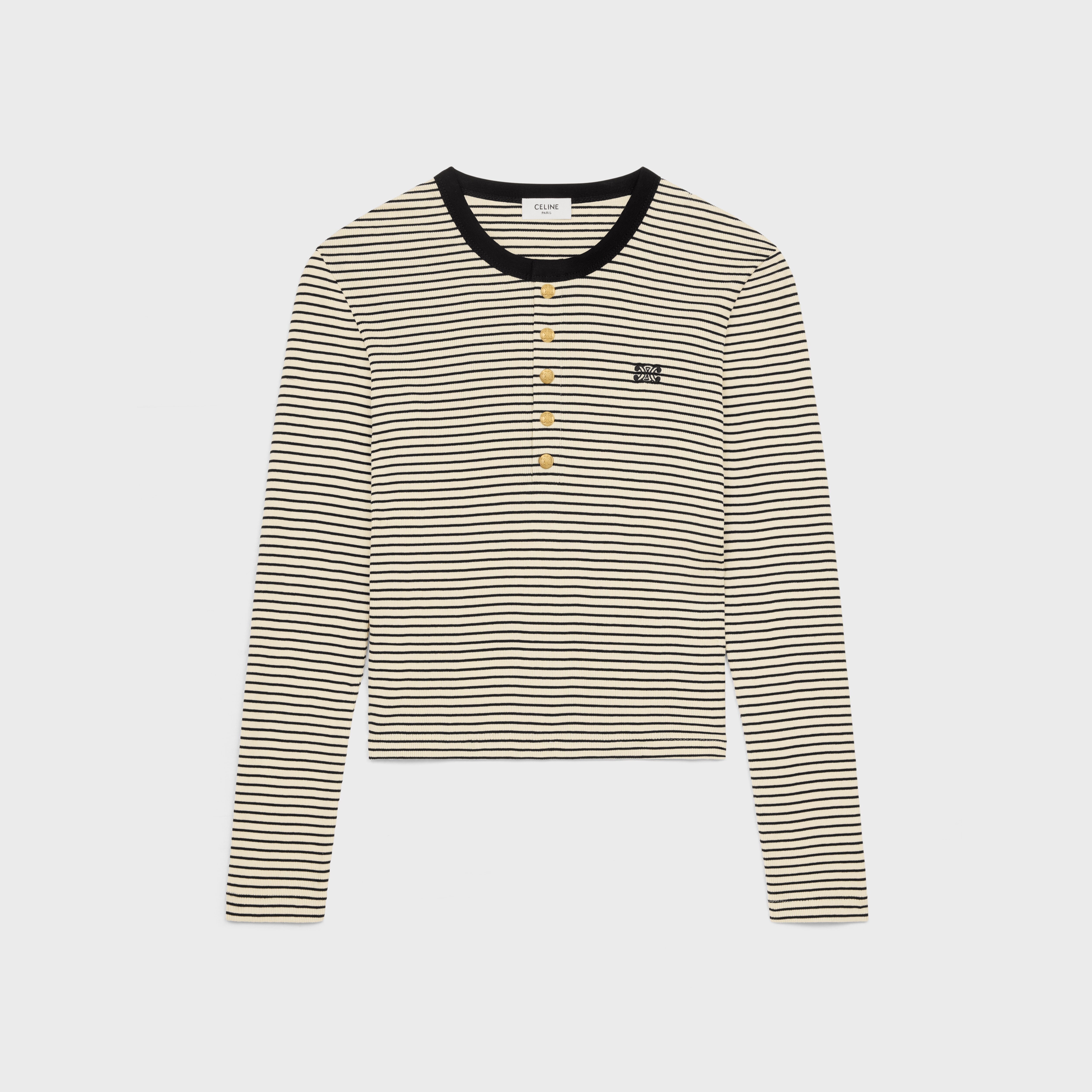 Tシャツ・カットソー Celine Triomphe T-Shirt Women's 70's Triomphe in cotton jersey t-shirt | CELINE | 24S