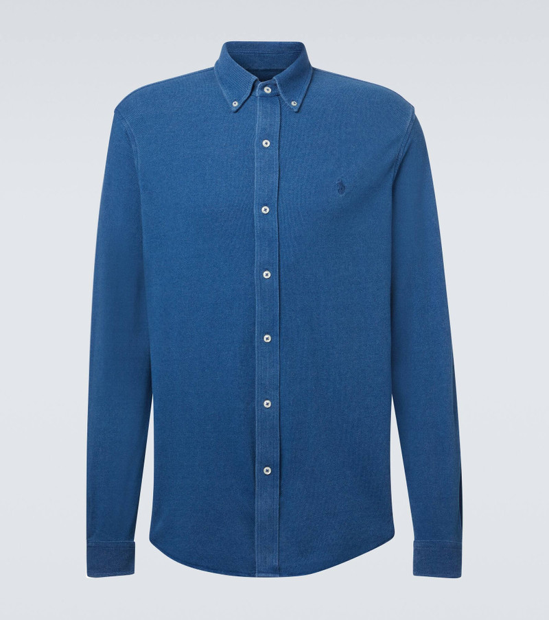 Cotton mesh shirt 1