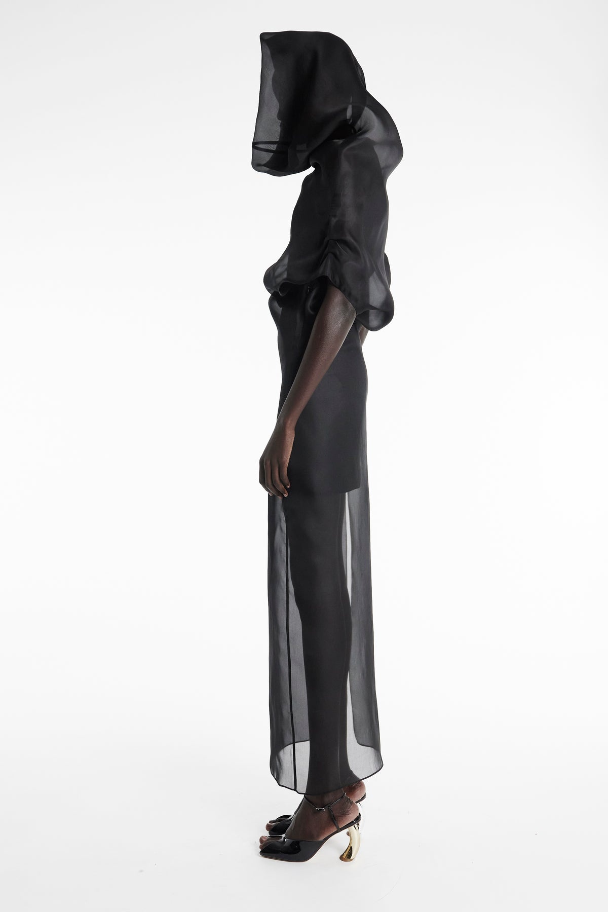 ORGANZA DRESS BLACK - 3