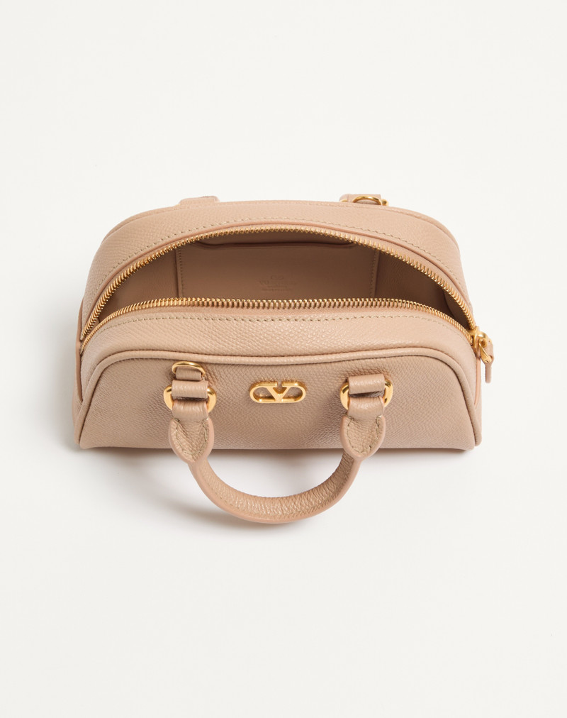 Valentino VLOGO SIGNATURE MINI BOWLING BAG IN GRAINY CALFSKIN outlook