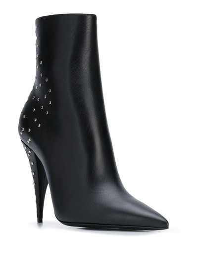 SAINT LAURENT Kiki studded boots outlook