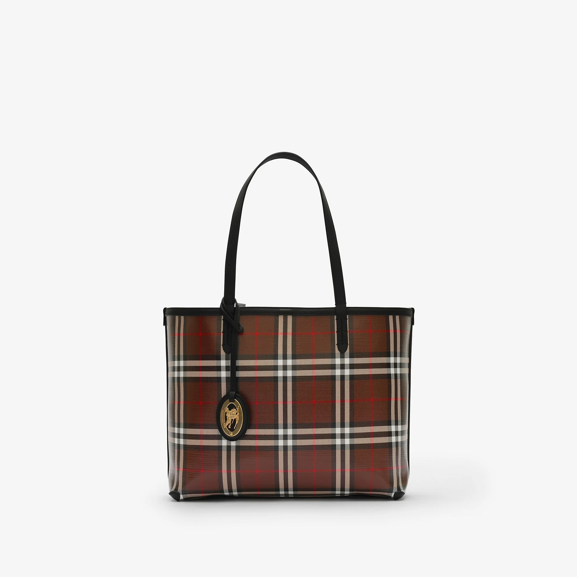 Small Check Tote - 1
