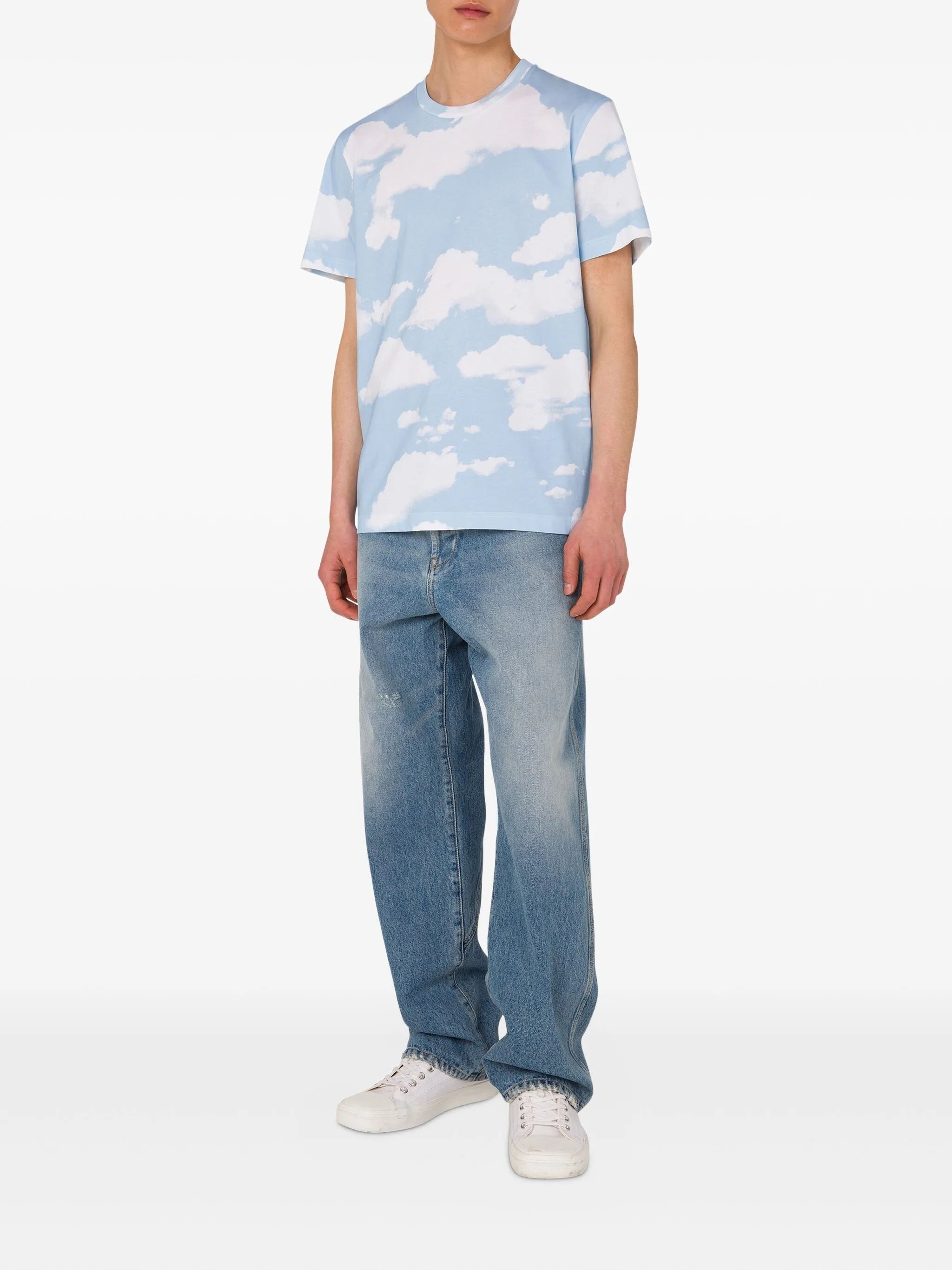 Moschino Cloud-print T-shirt - 3