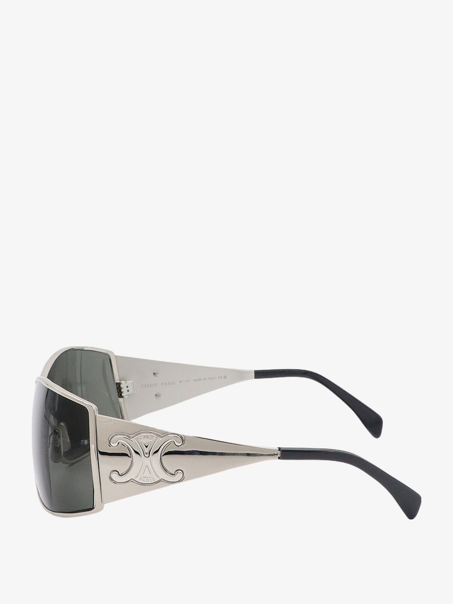 Celine Man Triomphe Metal Racer Man Silver Sunglasses - 4