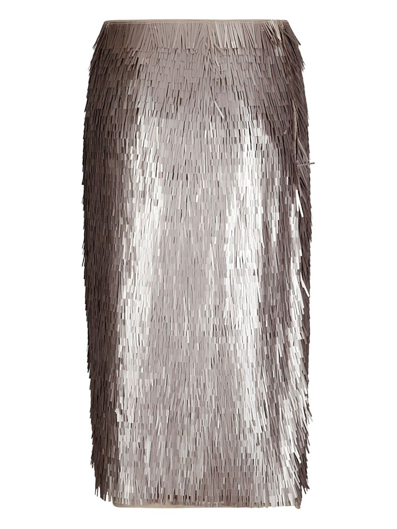 RÓHE fringed midi skirt outlook