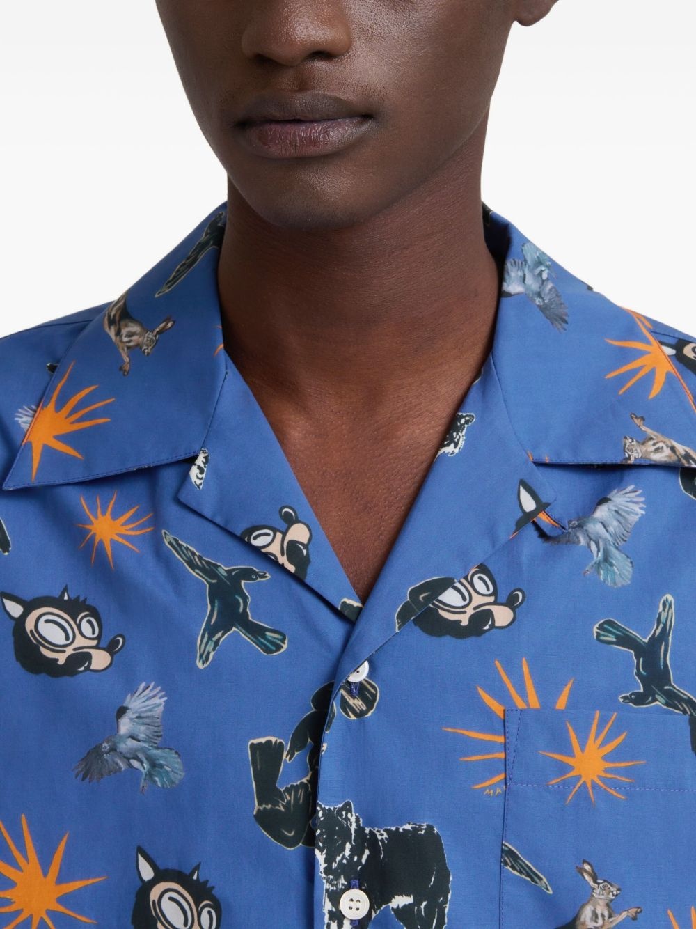 graphic-print short-sleeve shirt - 5