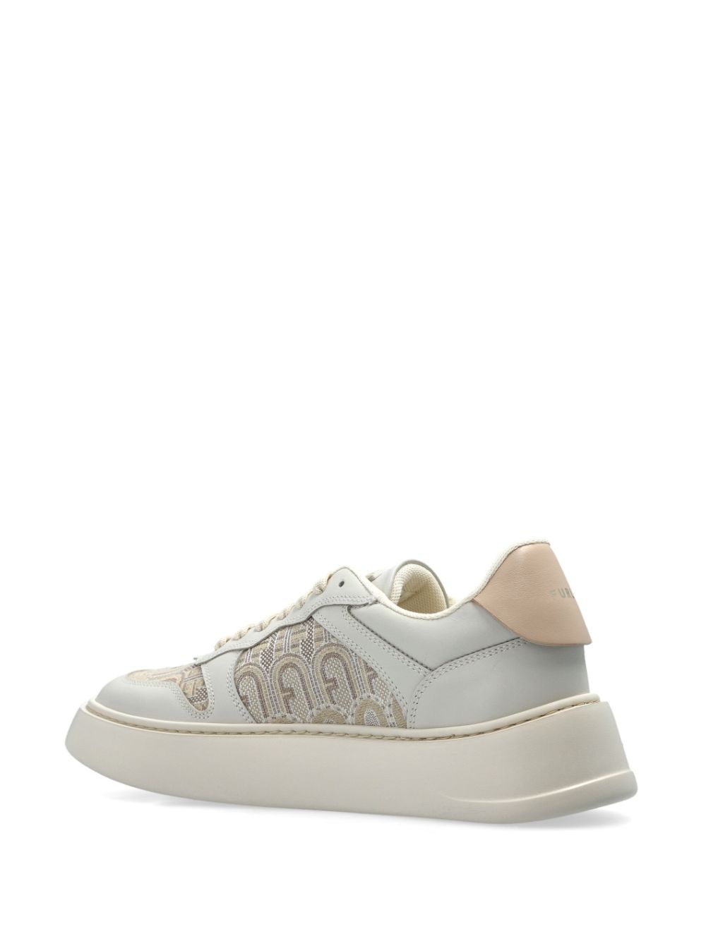 logo-pattern sneakers - 3