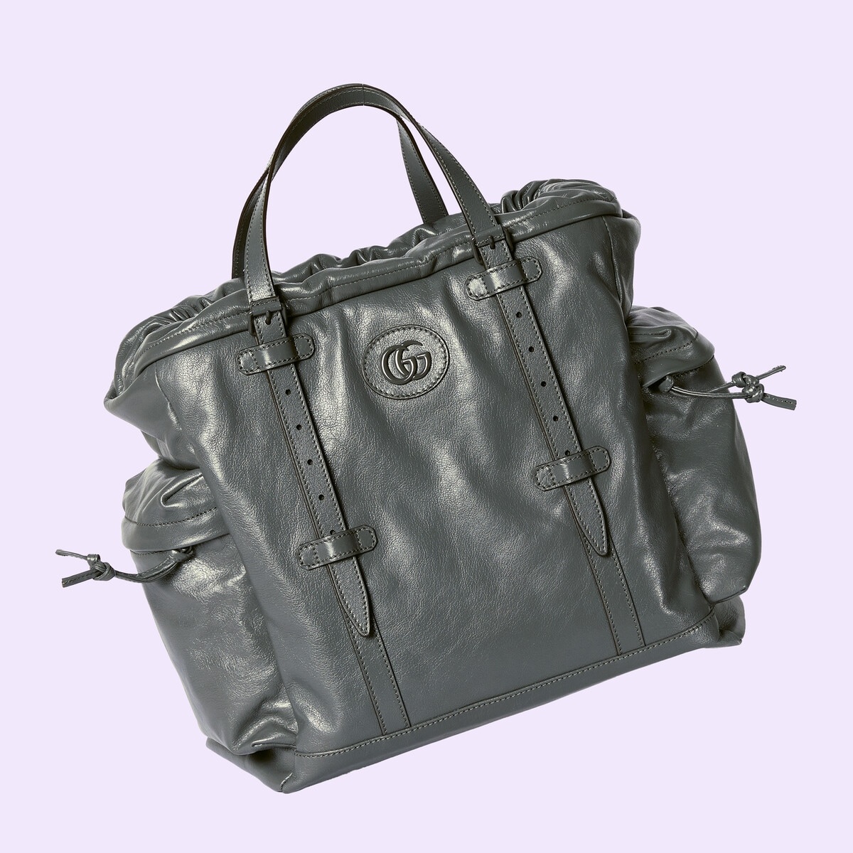 Drawstring tote bag with tonal Double G - 4