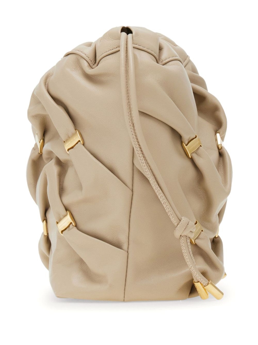 mini leather bucket bag - 3