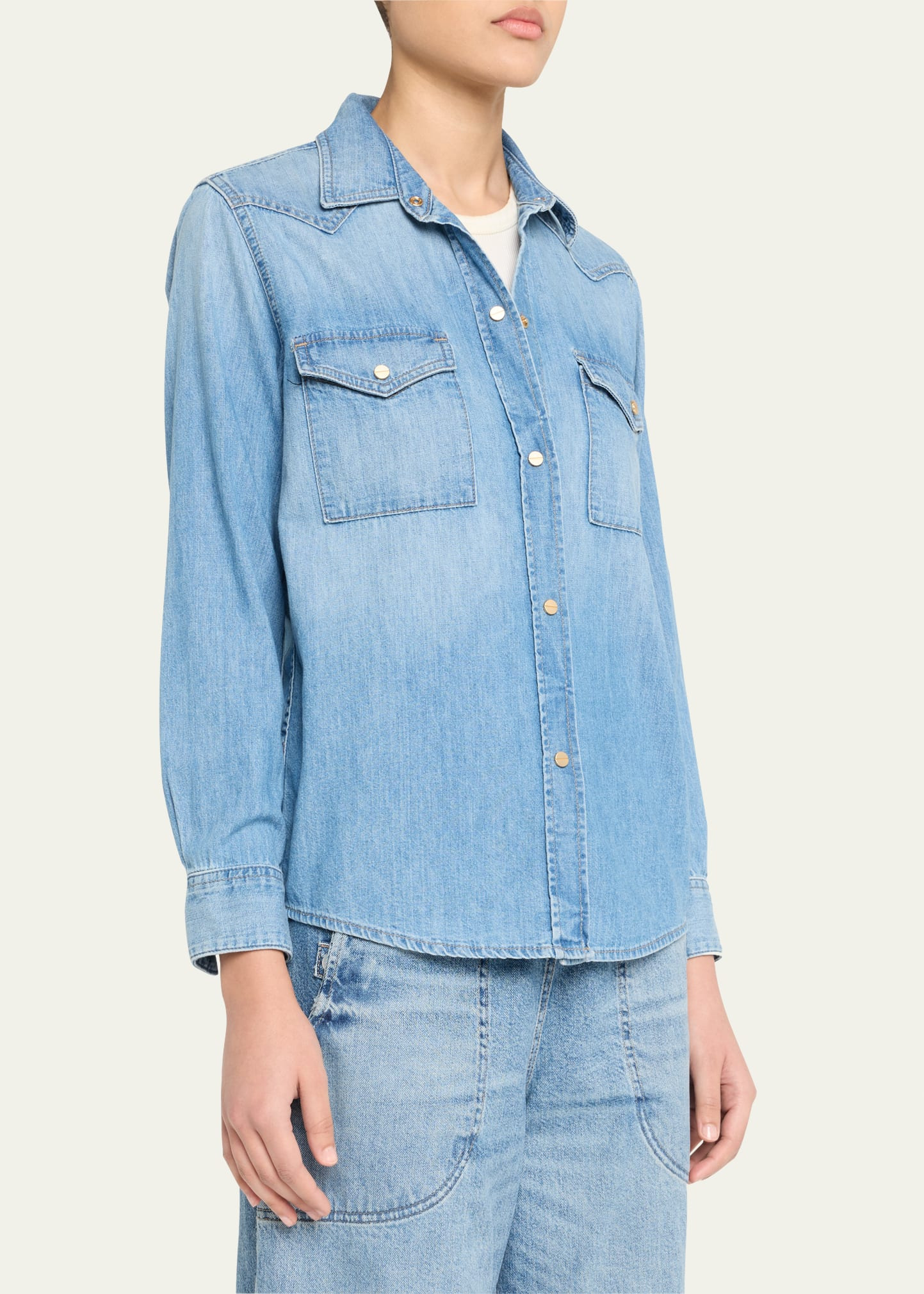 Cowboy Take Me Away Denim Shirt - 4