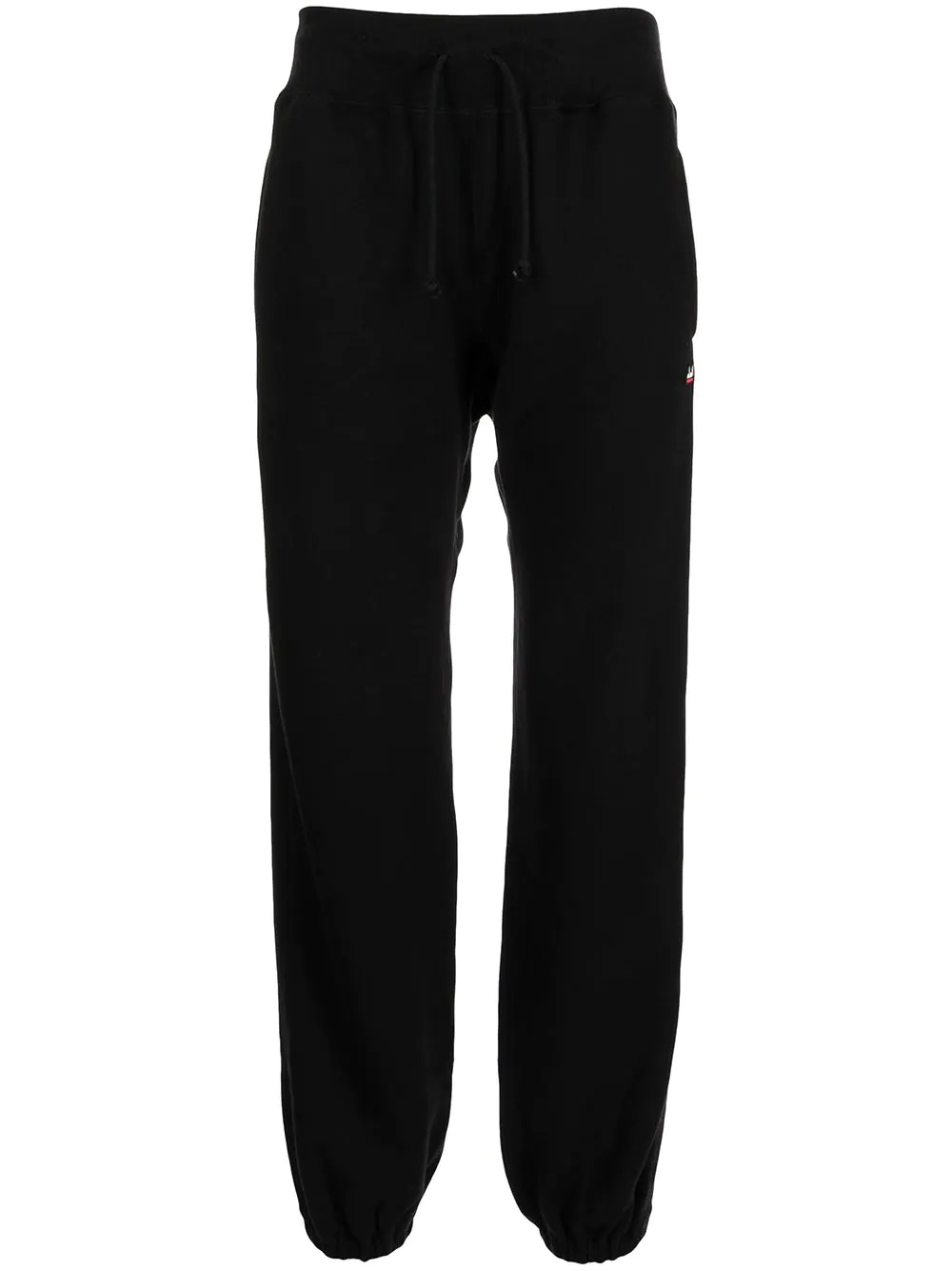 logo-patch drawstring track pants - 1