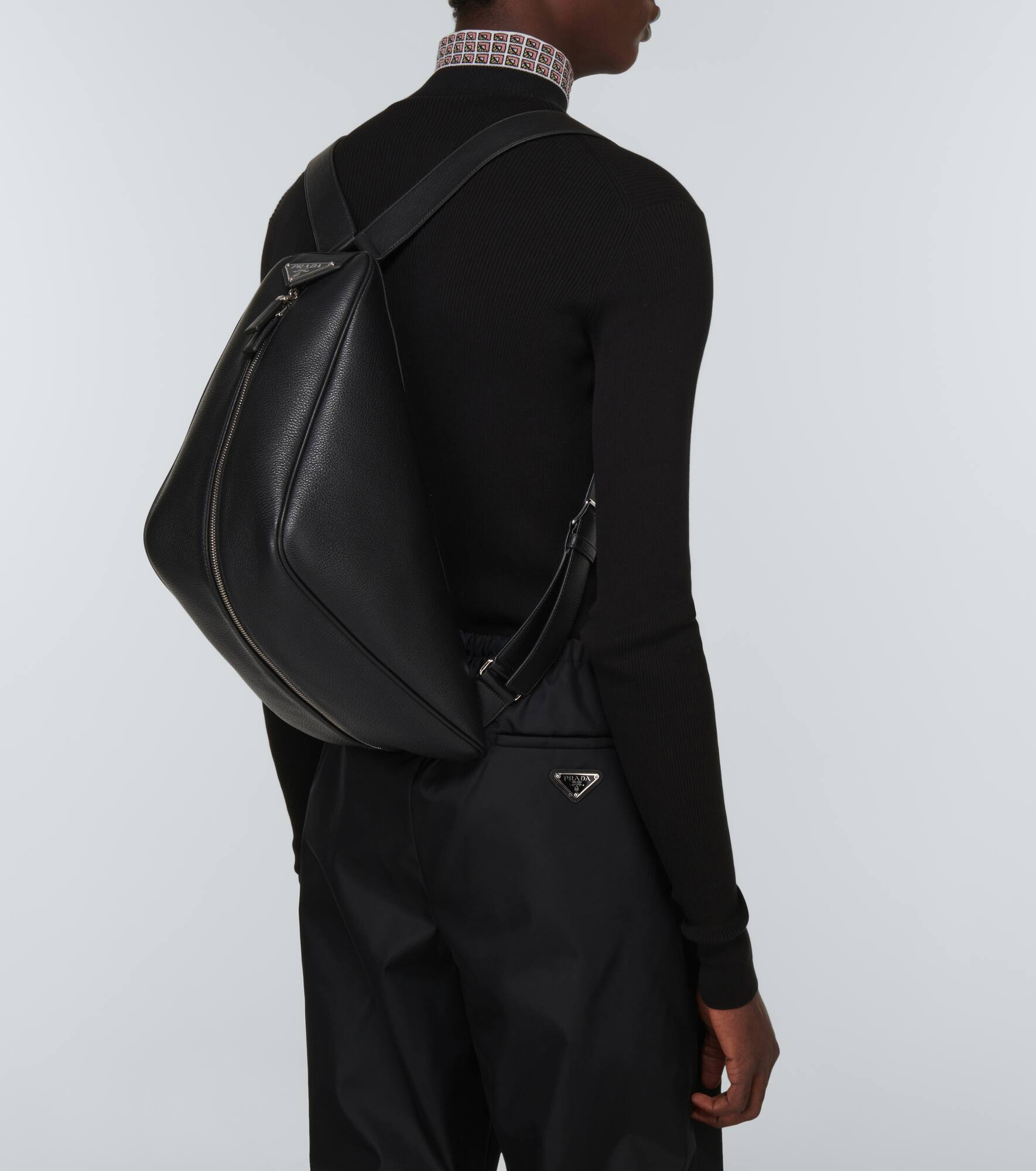 Leather backpack - 3