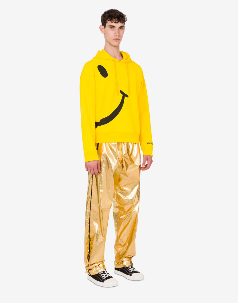 LAMINATED COTTON MUSLIN TROUSERS 1