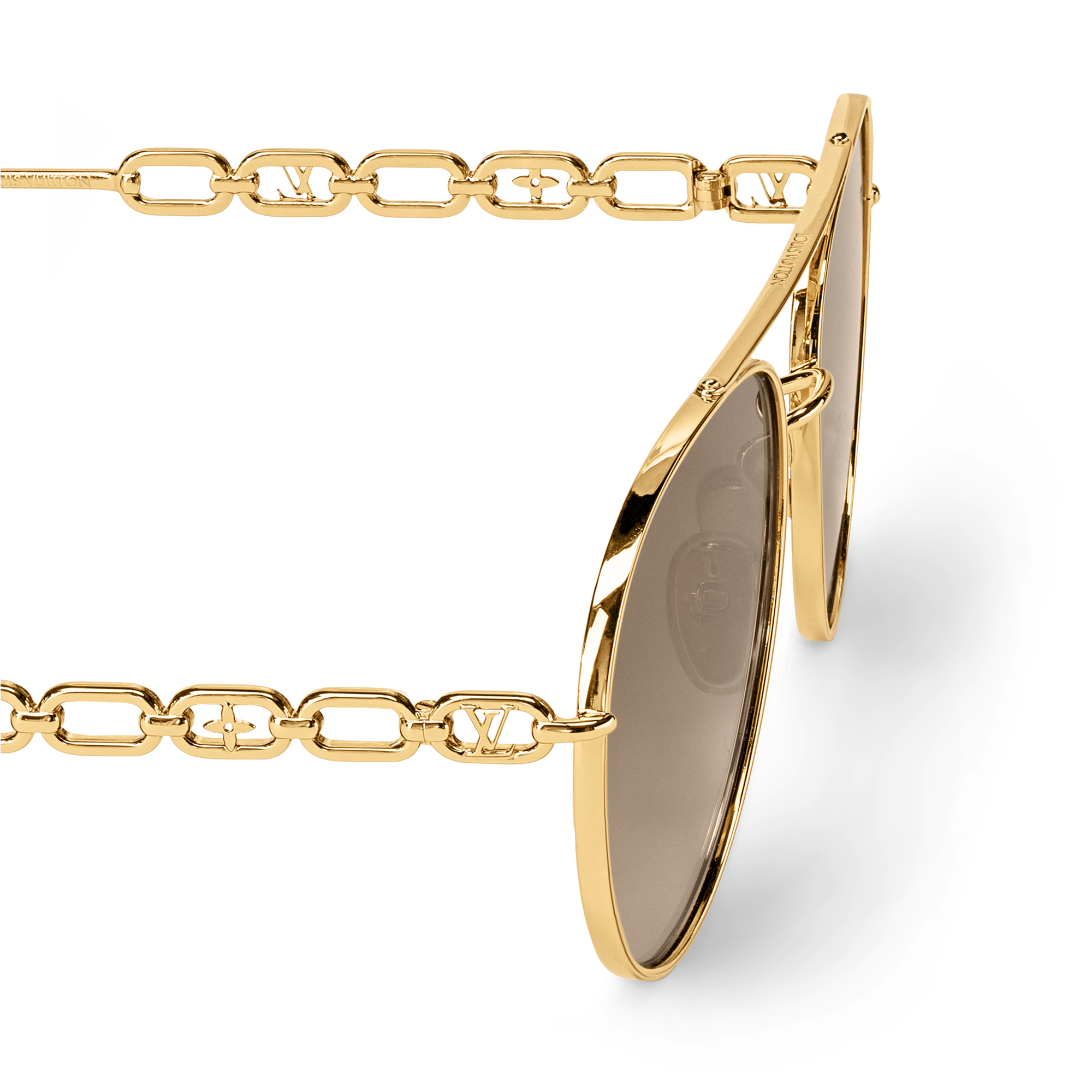 My LV Chain Pilot Sunglasses - 4