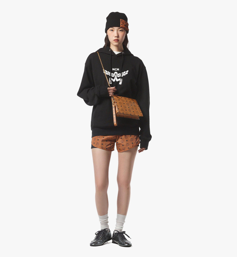 Wristlet Standing Pouch w/ Chain Strap in Visetos 8