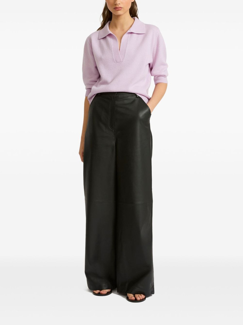 Yves Salomon knitted polo shirt outlook