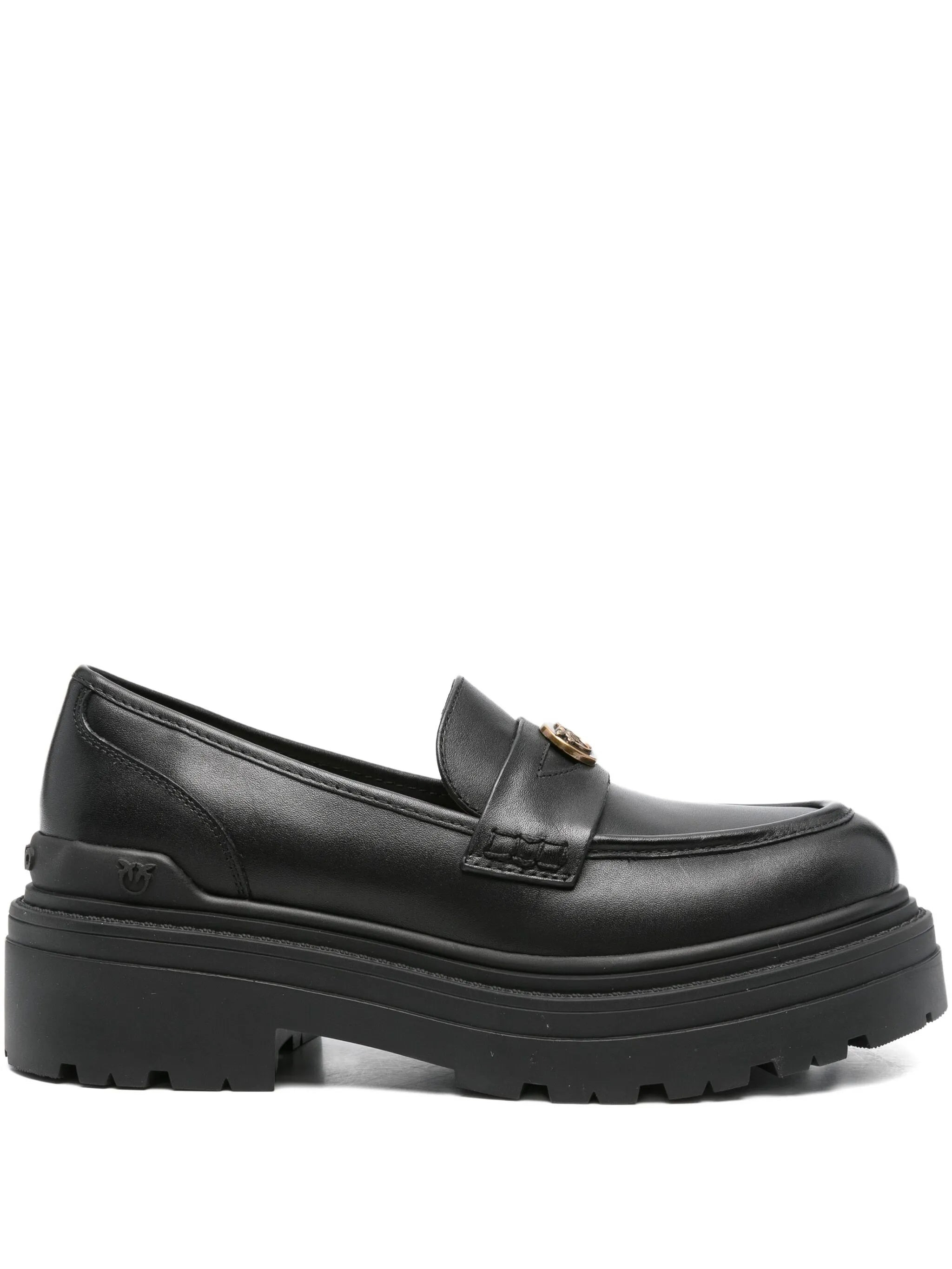 Pinko Logo-plaque Platform Loafers - 1