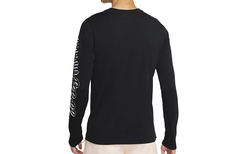 Jordan Air Jordan 23 Air logo Printing Athleisure Casual Sports Long Sleeves 'Black' CT3662-010 outlook