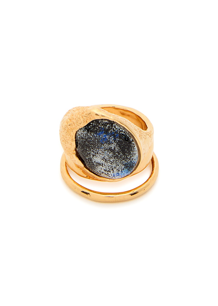 Chloe The Chloé Amulet Enamelled Ring - 1