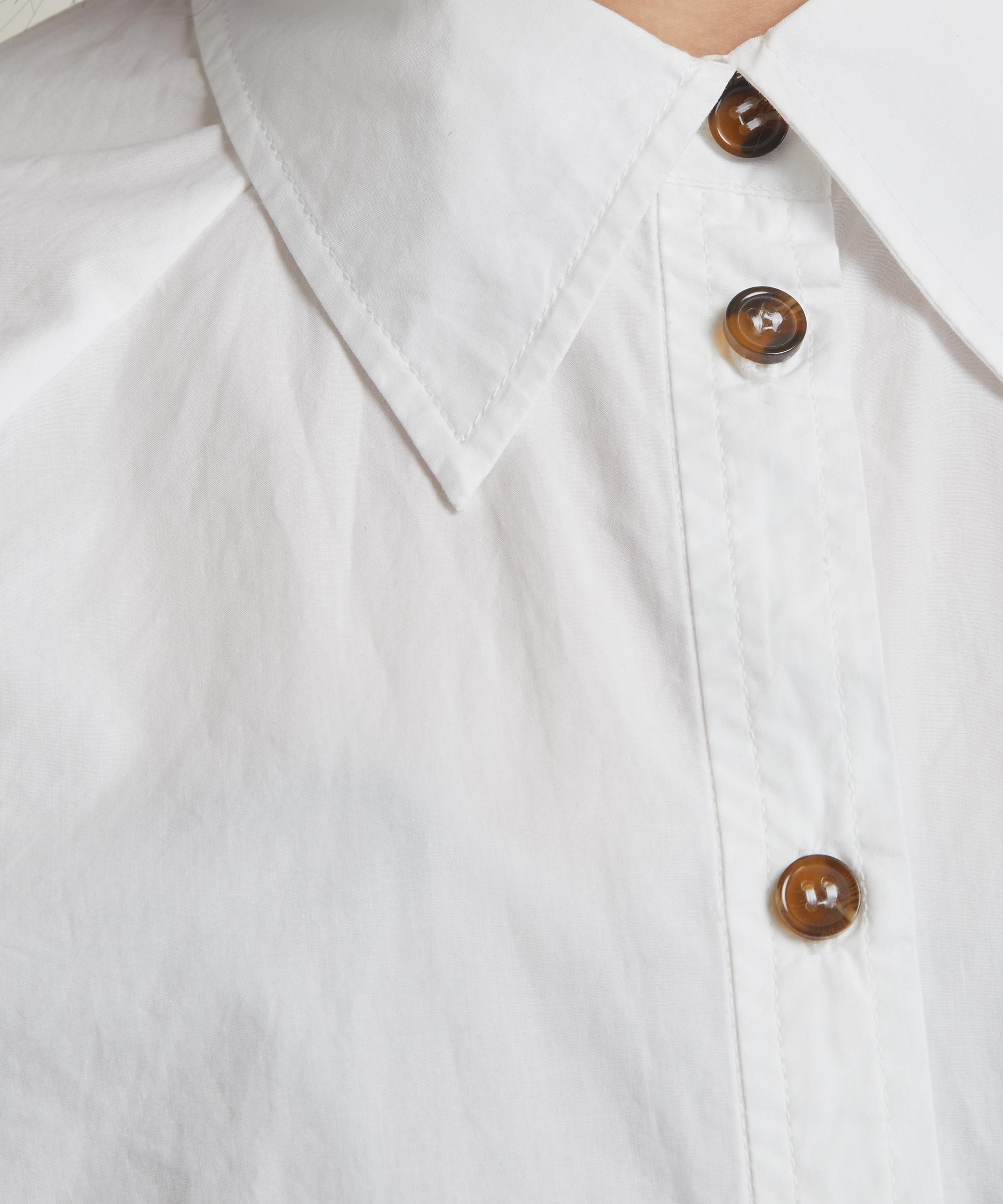 bow-detailing cotton shirt - 5
