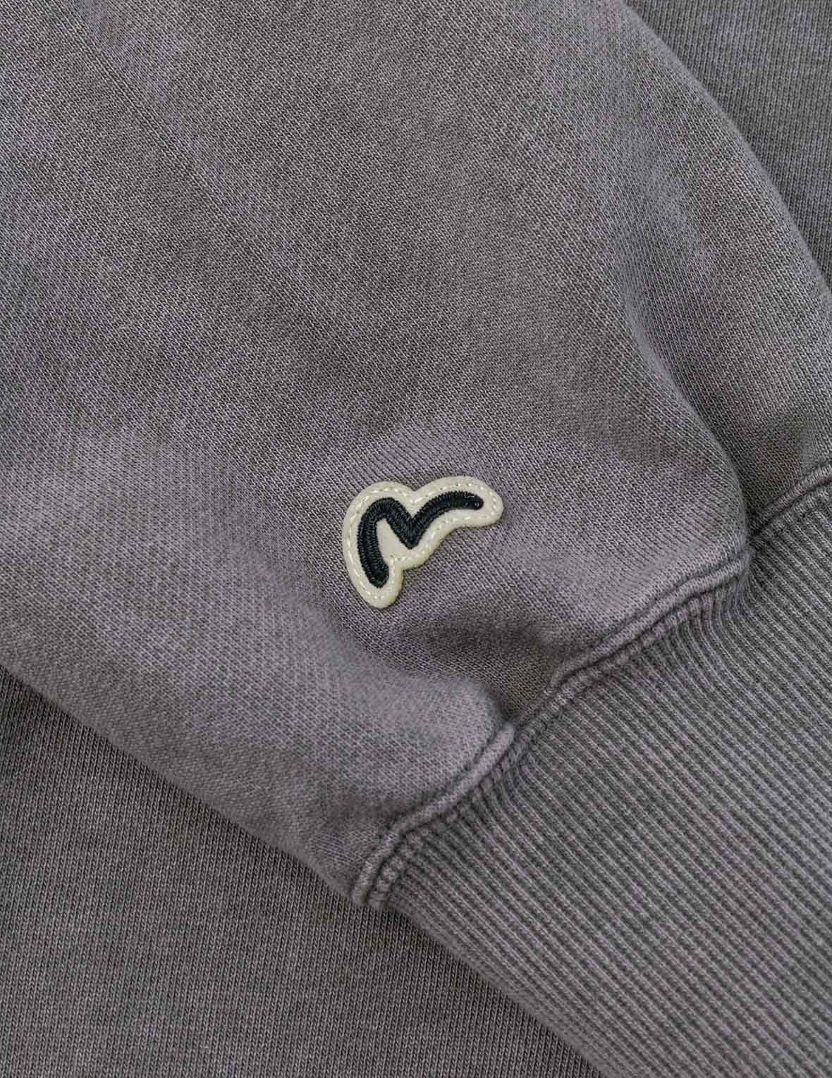 UFO Print and Seagull Appliqué Relax Fit Hoodie - 9