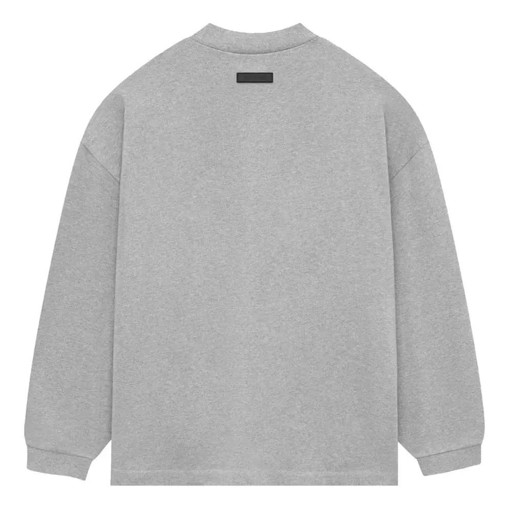 Fear of God Essentials SS24 Heavy Jersey Long-Sleeve T-Shirt 'Light Heather Grey' 125SP242016F - 2