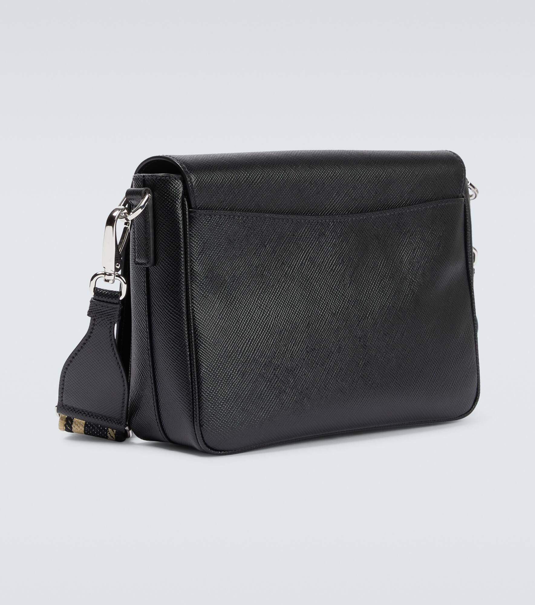 Saffiano leather shoulder bag - 5