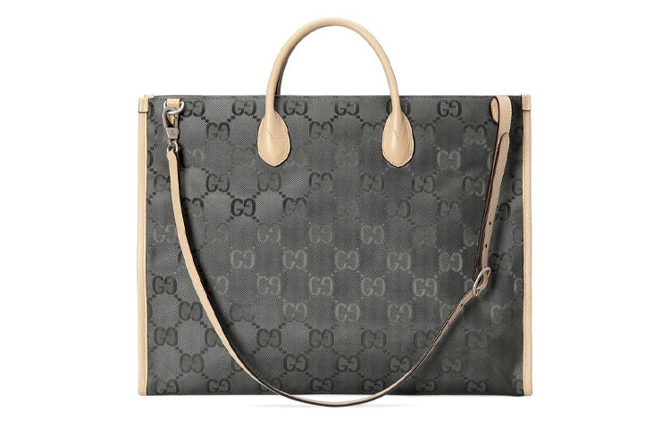(WMNS) Gucci Logo PatternPrint Off The GridSeries Tote HandholdBag DarkGray 630353-H9HAN-1263 - 4