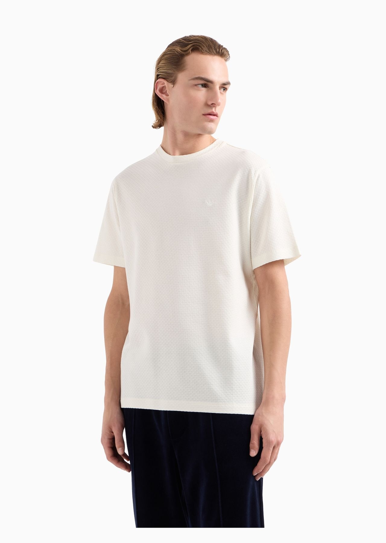 Jacquard jersey T-shirt - 2