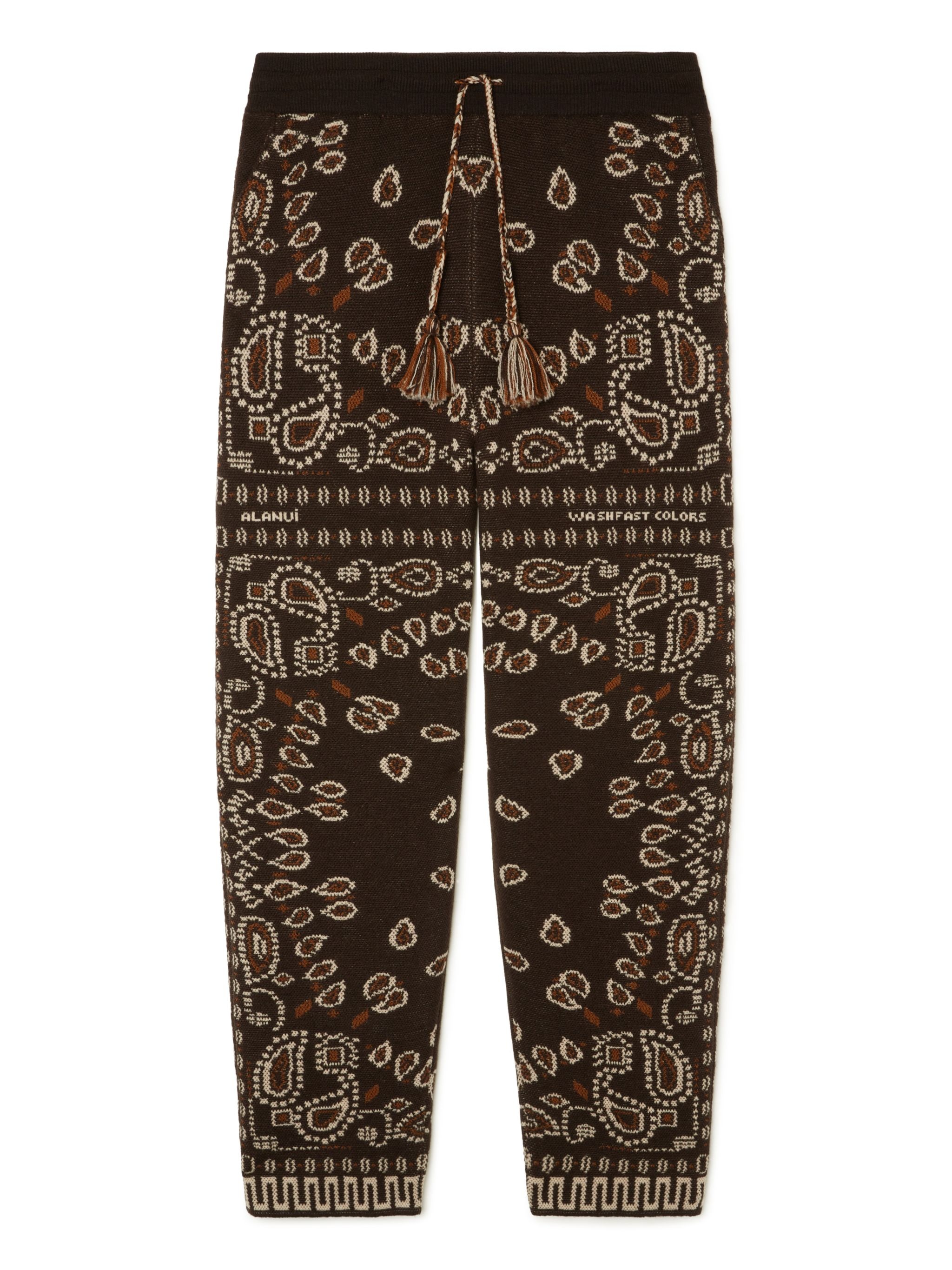 Bandana Piqué Jacquard Pants - 1