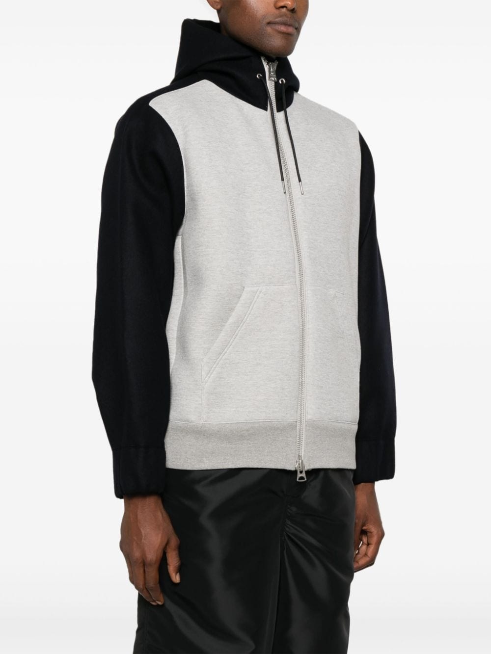 wool hooded jacket - 3