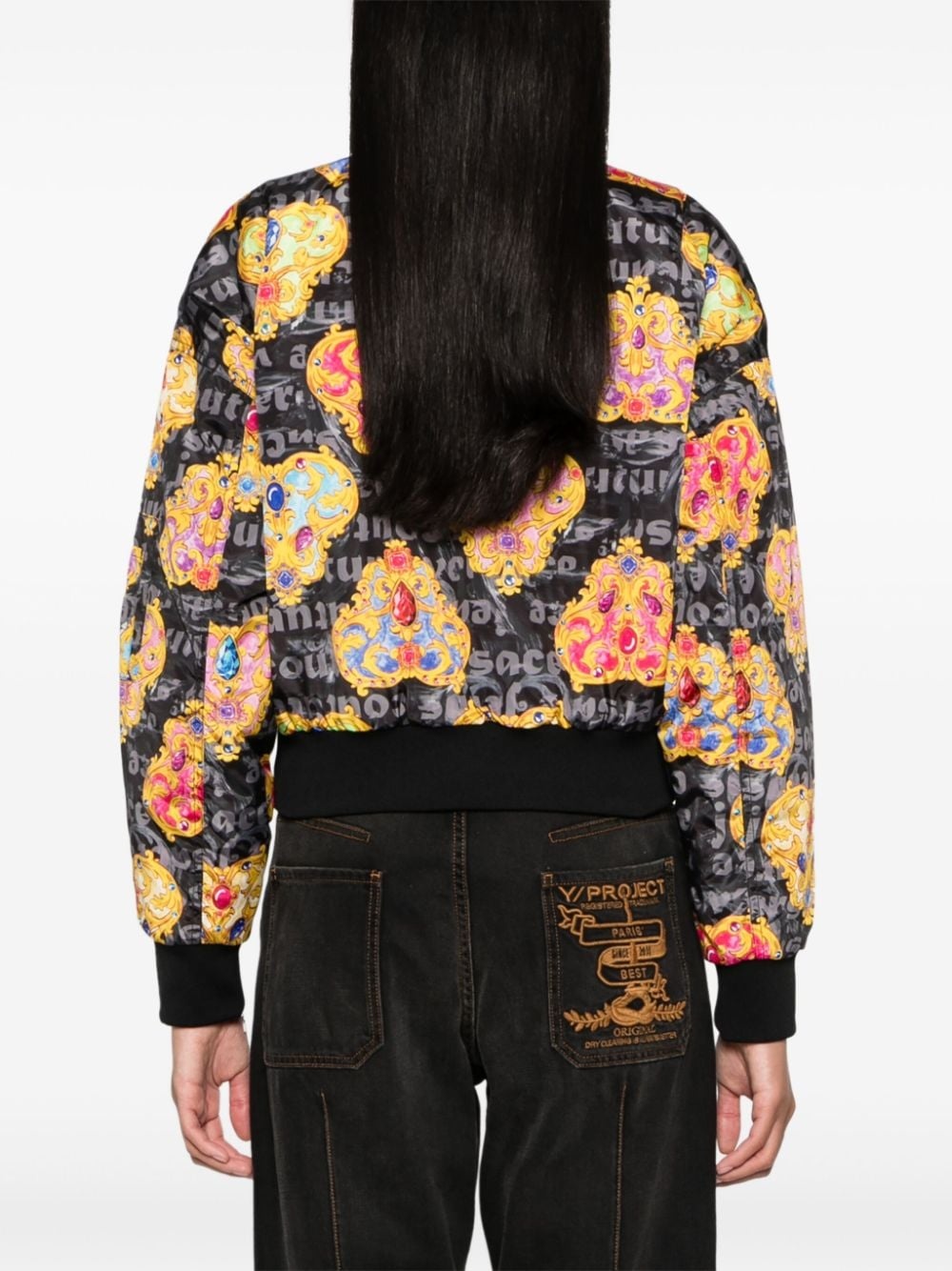 Heart-Couture-print bomber jacket - 4