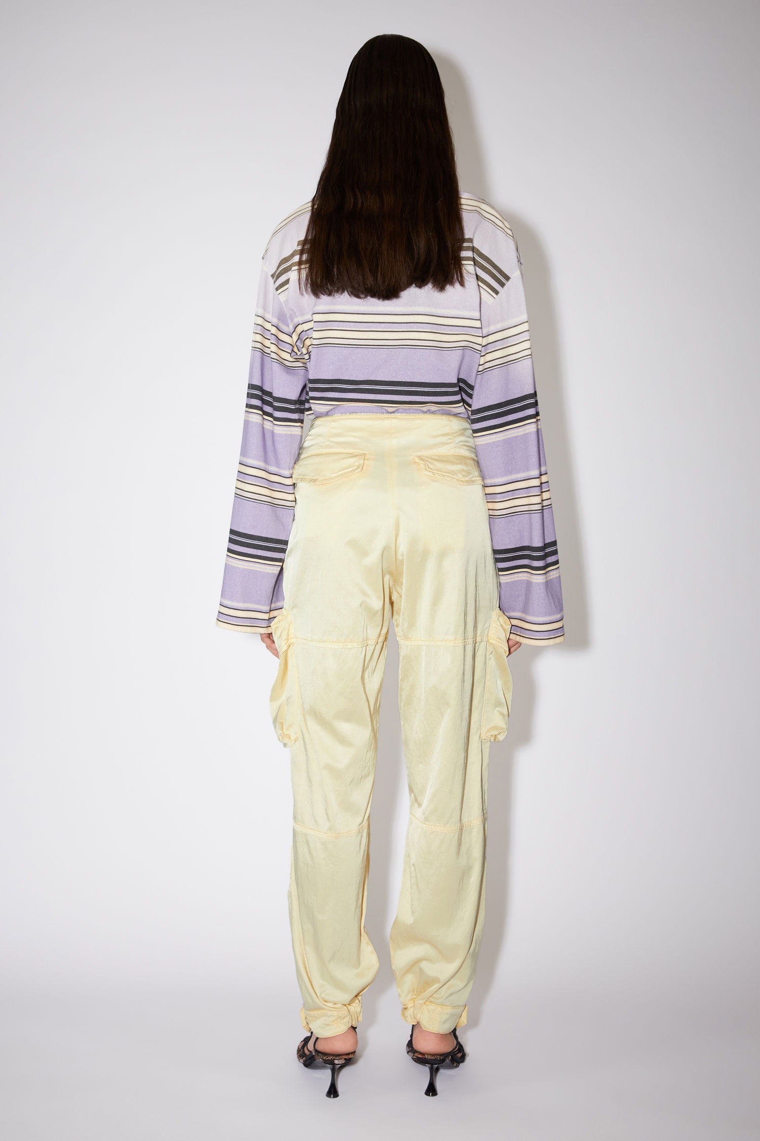 Casual trousers - Pale yellow - 3
