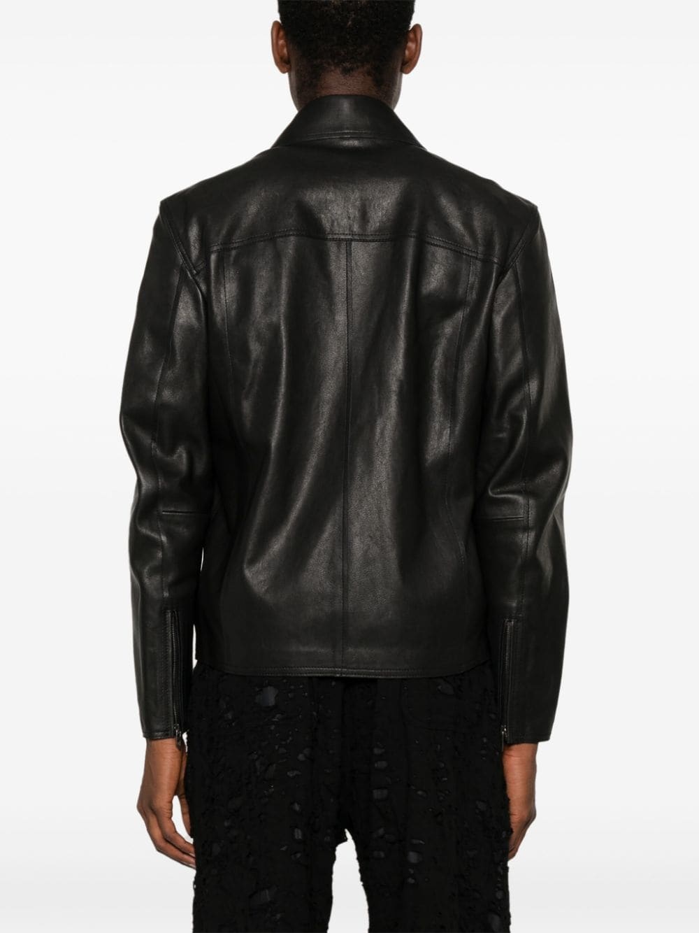 L-Korn leather jacket - 4