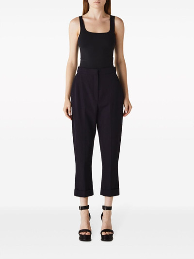 Alexander McQueen carrot cropped trousers outlook