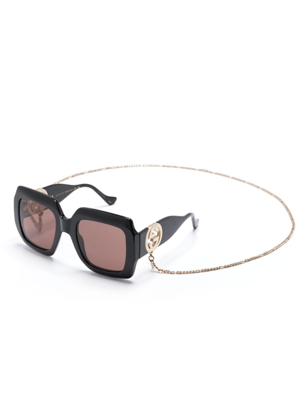 square-frame tinted sunglasses - 2