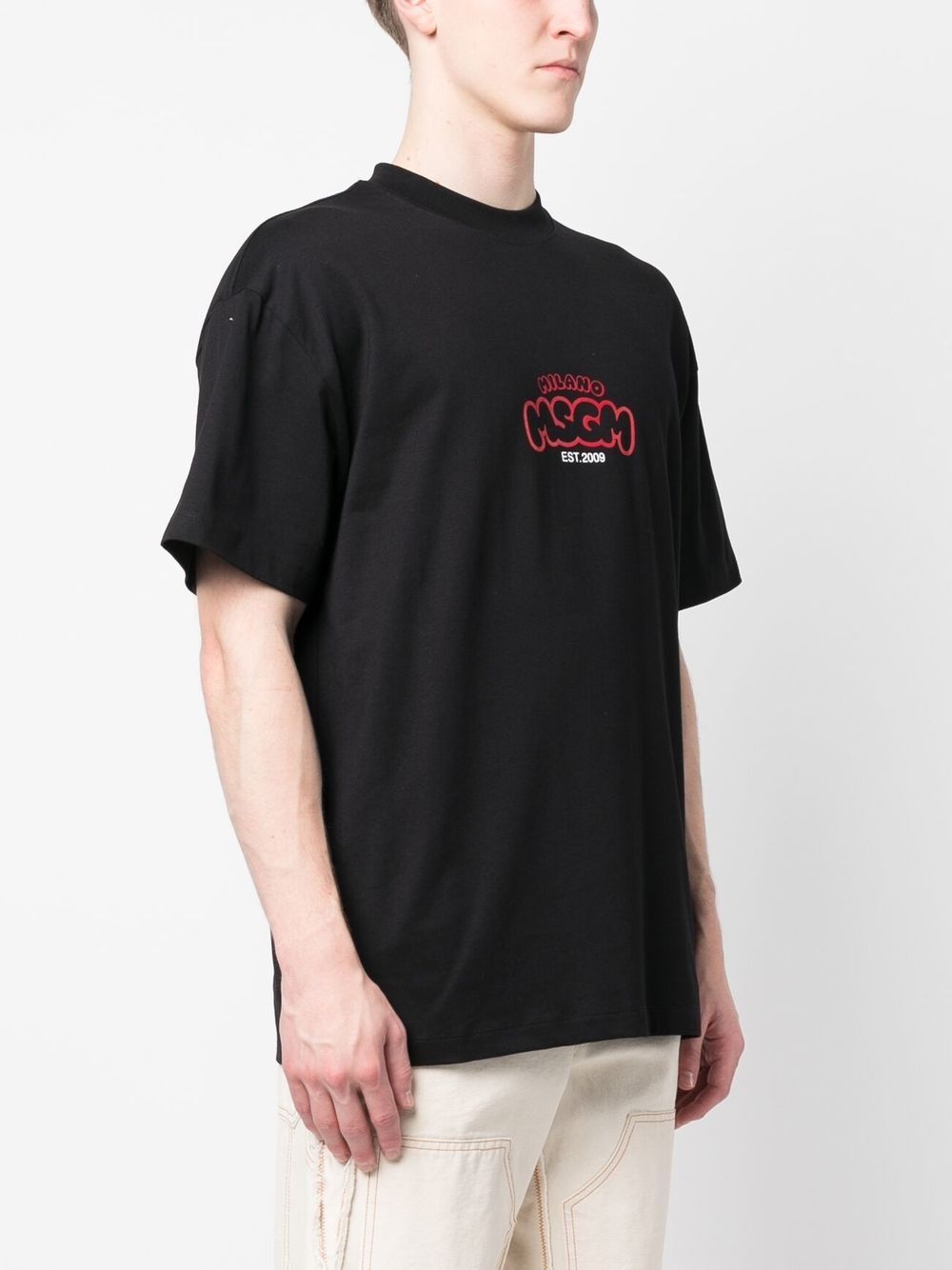graphic-print cotton T-shirt - 4