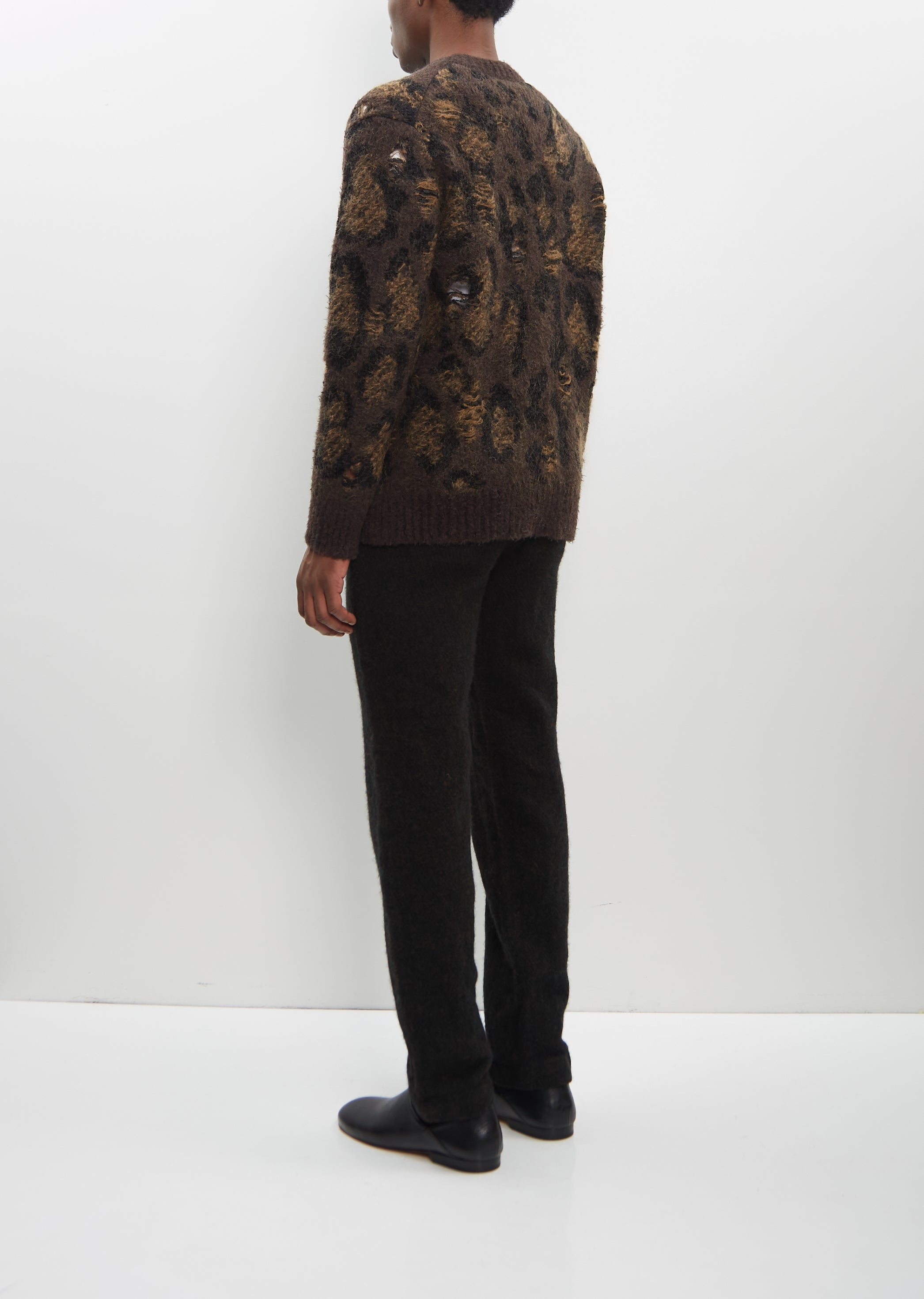Leopard Jacquard Sweater - 3