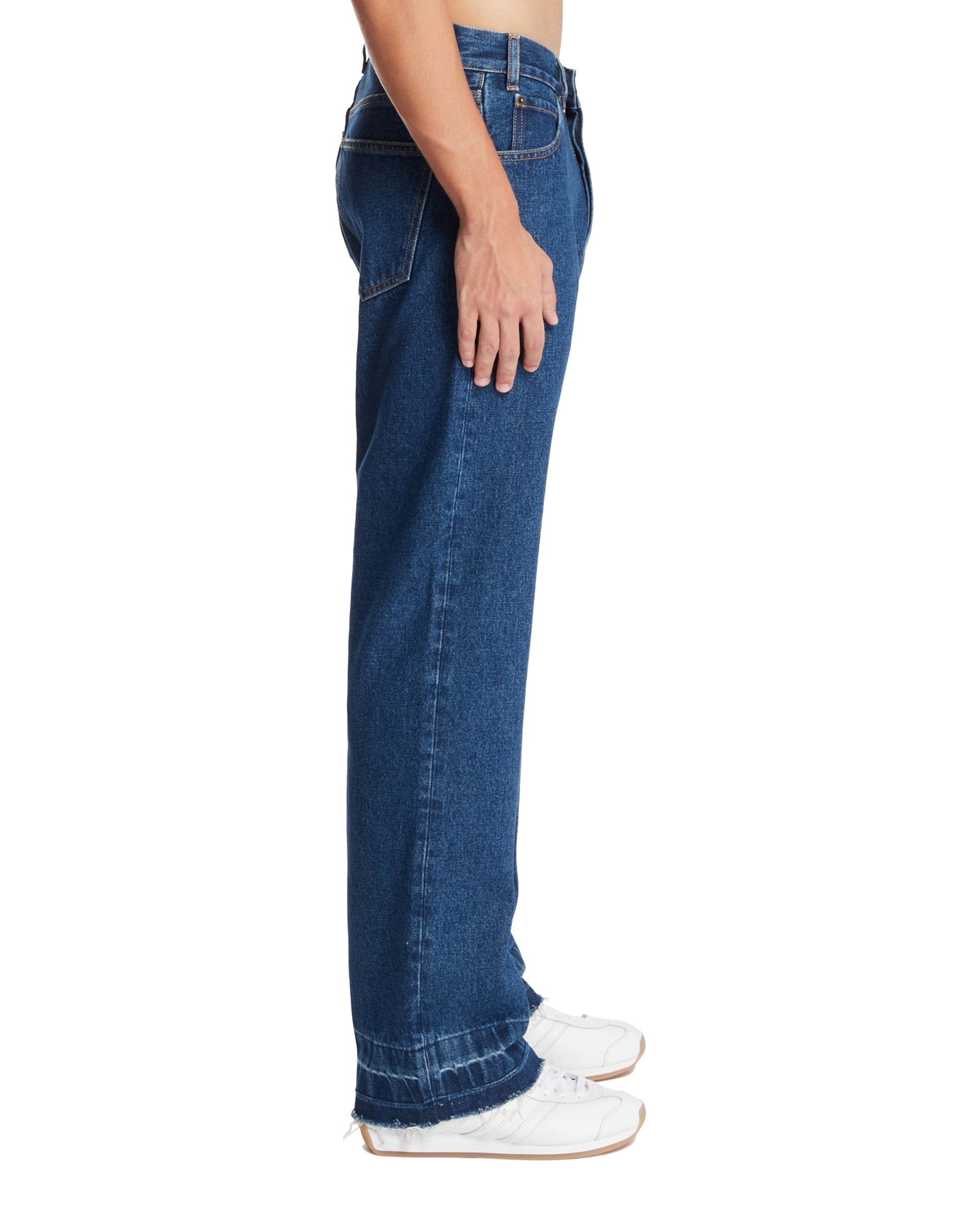 Blue Straight-Leg Jeans - 5