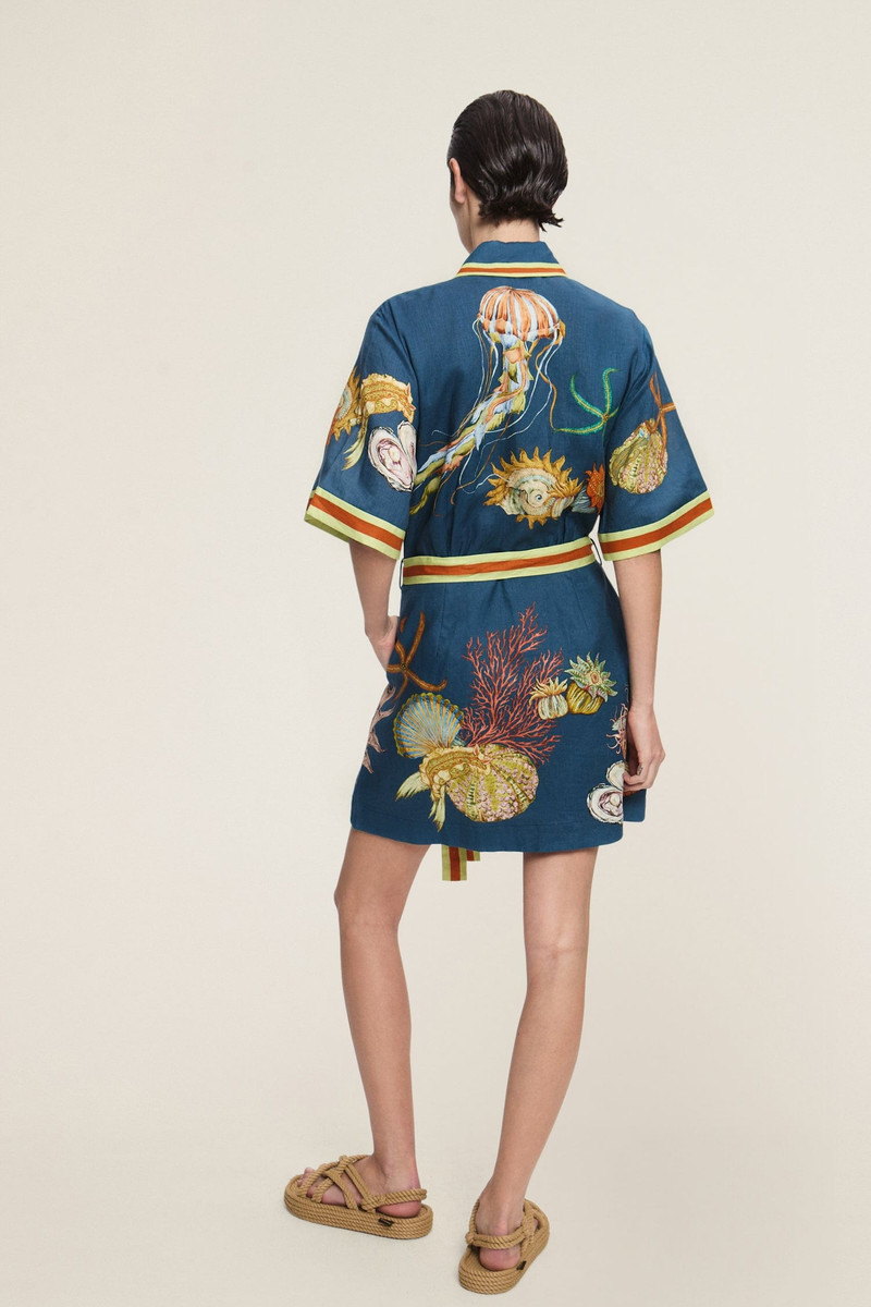 Dorian Linen Mini Dress 6