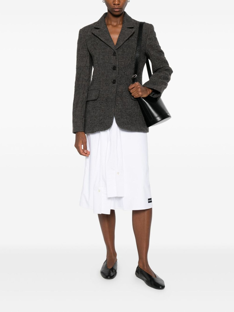 LOW CLASSIC single-breasted wool blazer outlook