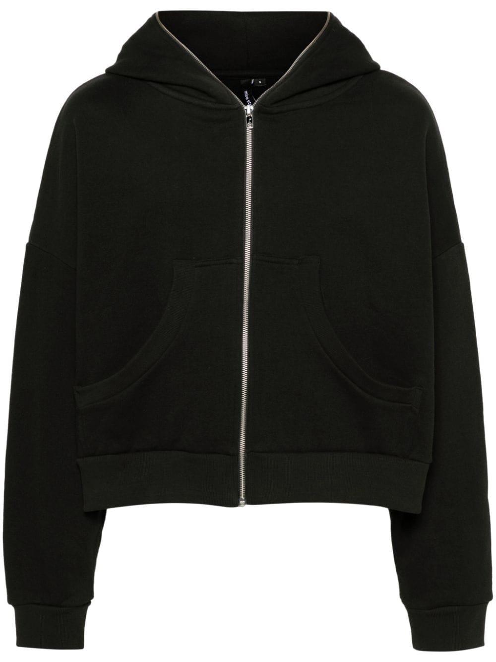 organic-cotton zipped hoodie - 1