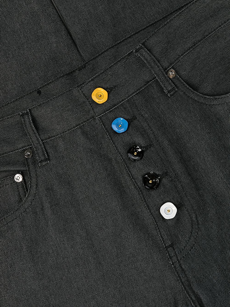 slogan-print denim jeans 6