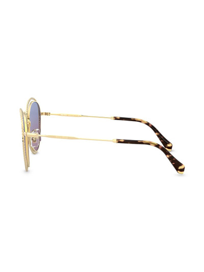 Miu Miu La Mondaine cat-eye sunglasses outlook