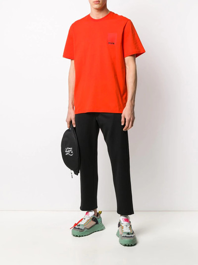 MSGM   logo print T-shirt outlook