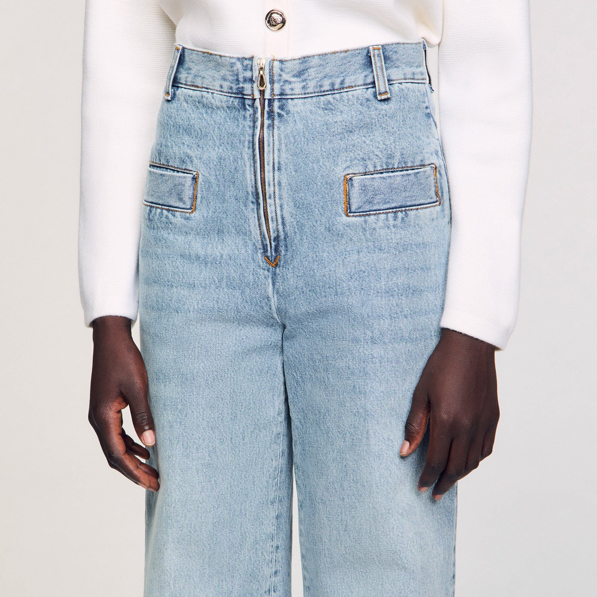 WIDE-LEG JEANS - 4