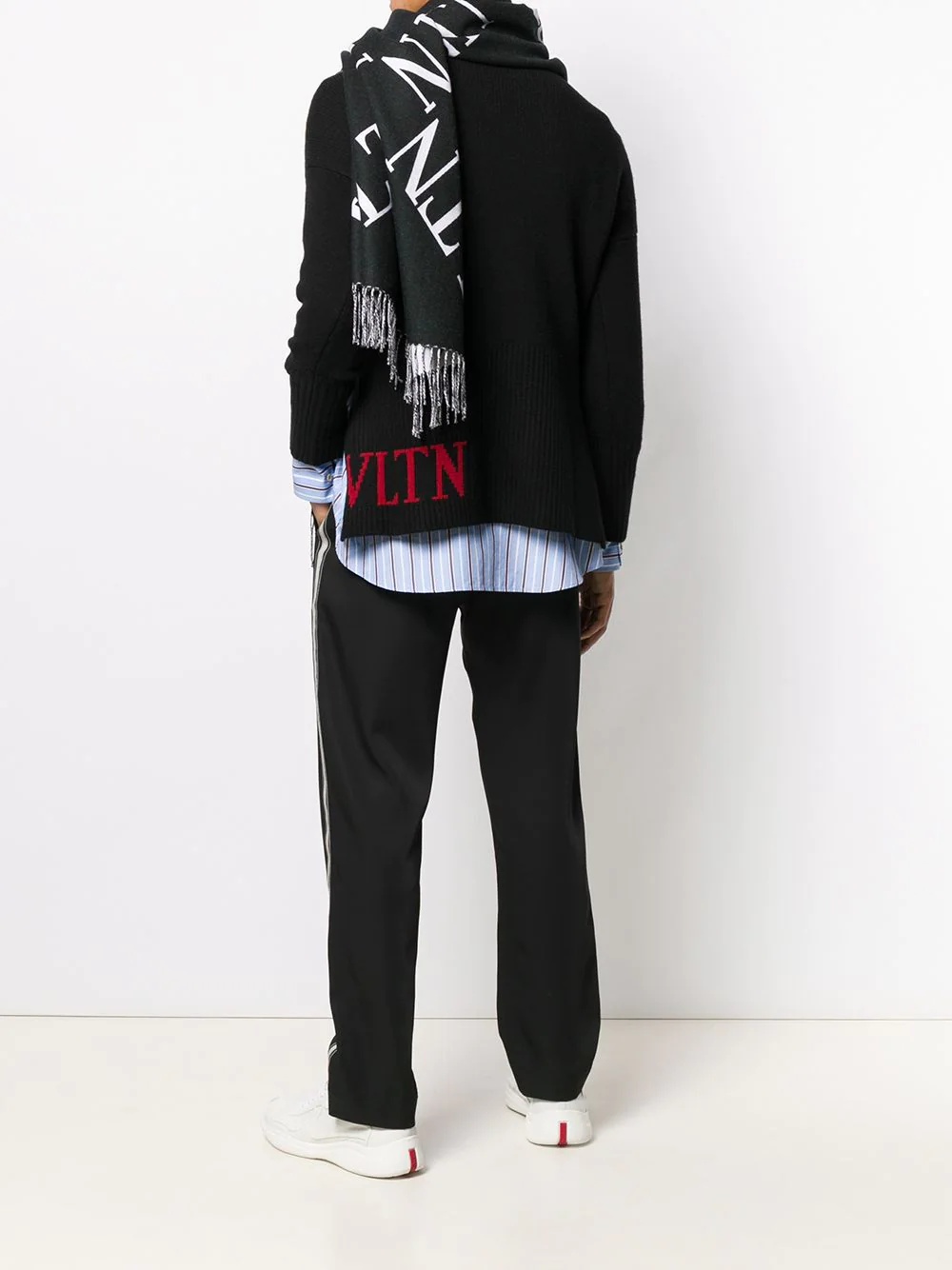 VLTN jacquard knit sweater - 2