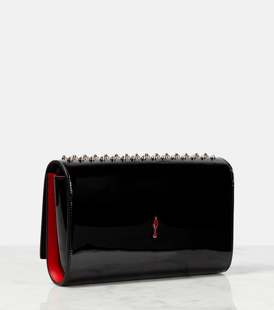 Paloma embellished leather clutch - 4