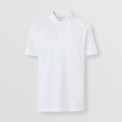 Burberry Letter Graphic Cotton Piqué Polo Shirt outlook